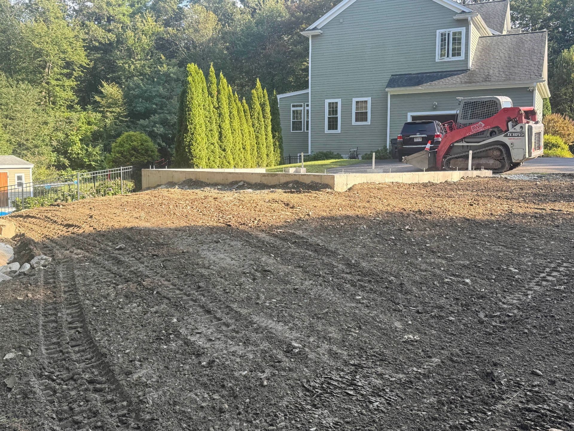 Foundation Grade and Structure Ready for Landscaping