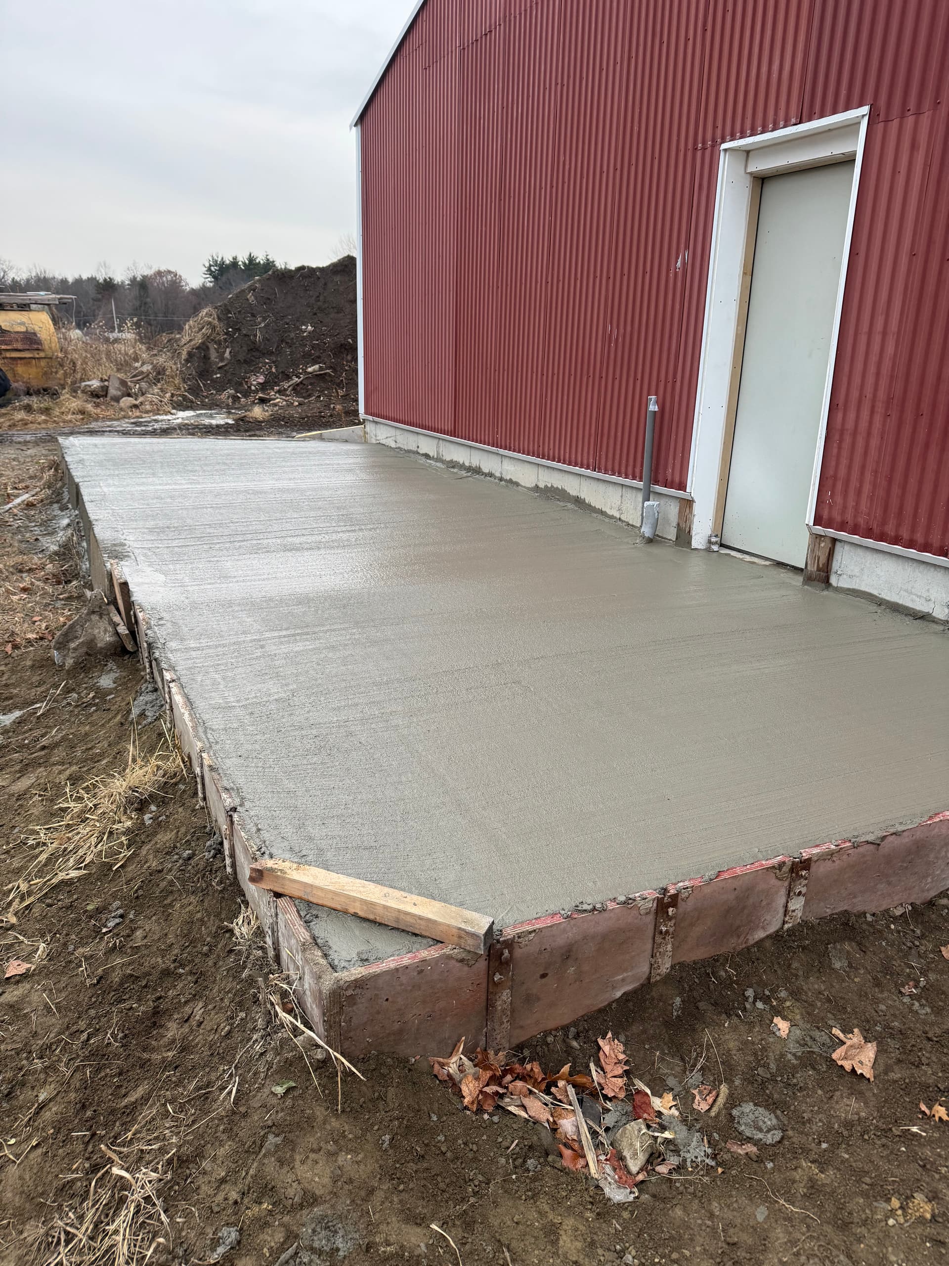 Busy Day of Utility and Concrete Services