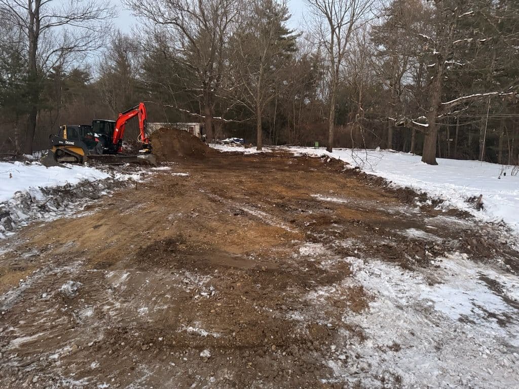 Gallery photos for Winter Preparation for New Shop in Lancaster, MA: Image #1